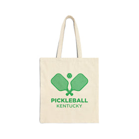 Kentucky Cotton Canvas Pickleball Kentucky Tote Bag
