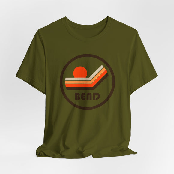 Bend, Oregon T-Shirt - Sunset Mountain Graphic Tee