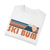 Ski Bum Graphic Tee, Comfort Colors Retro Unisex T shirt, Mountain Adventure Shirt