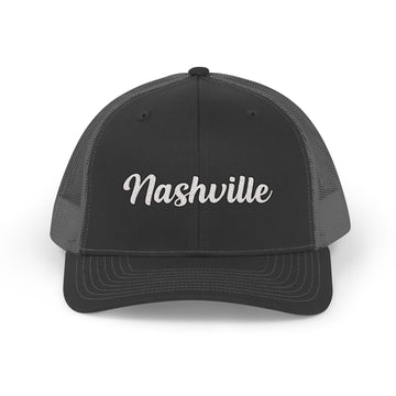 Nashville, Tennessee Snapback Trucker Cap - Embroidered Nashville Hat