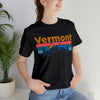Vermont T-Shirt - Mountain Sunset Unisex Vermont Shirt