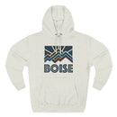 Boise, Idaho Hoodie - Retro Mountain Unisex Sweatshirt-1