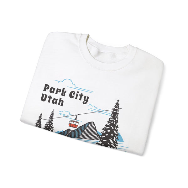 Park City, Utah Sweatshirt - Unisex Retro Ski Mountain Gondola Park City Sweatshirt