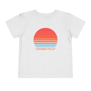 Buy athletic-heather Connecticut Toddler T-Shirt - Retro 80s Unisex Toddler Connecticut Shirt