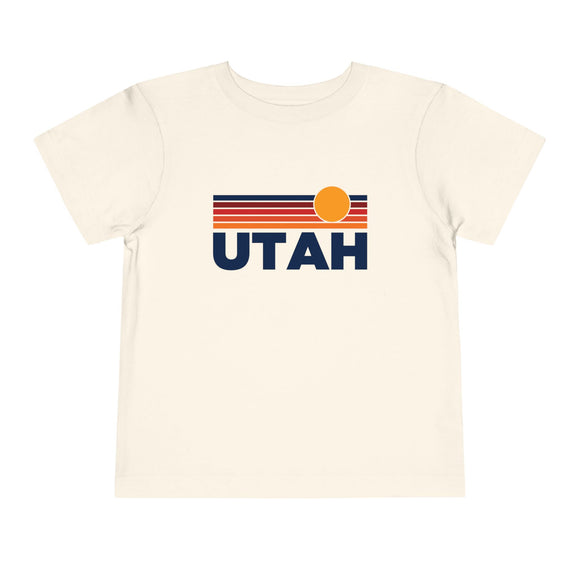 Utah Toddler T-Shirt - Retro Sun Tee