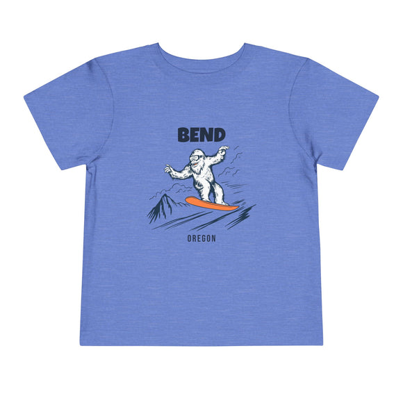 Bend, Oregon Yeti Snowboard Toddler Tee
