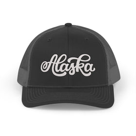 Alaska Snapback Trucker Cap - Embroidered Alaska Hat