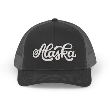 Alaska Snapback Trucker Cap - Embroidered Alaska Hat