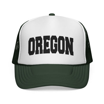 Buy dark-green Oregon Retro Collegiate Style Trucker Hat