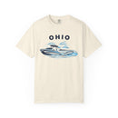 Ohio T Shirt, Comfort Colors Cotton 100% Cotton Wakeboard Boat Tee-2