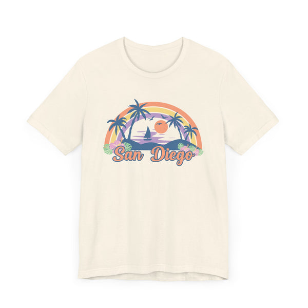 San Diego, California T-Shirt - Retro Beach Unisex San Diego Shirt
