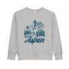 Aspen, Colorado Toddler Sweatshirt - Aspen Toddler Crewneck Sweatshirt