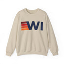 Wisconsin Retro Sweatshirt | Retro Stripes Wisconsin-2