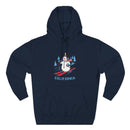 Premium California Skiing Snowman Hoodie-4
