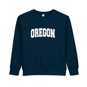 Buy navy Oregon Sweatshirt - Oregon Crewneck Sweatshirt