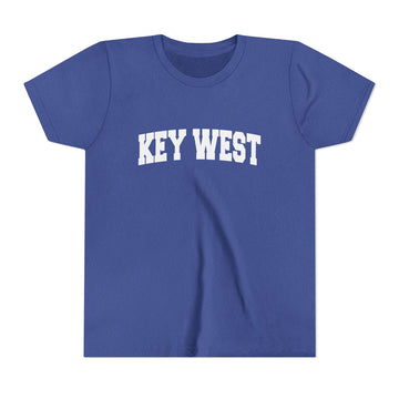 Buy heather-true-royal Key West, Florida Youth Graphic Tee - Kids Key West T Shirt