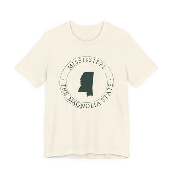 Buy natural Mississippi T-Shirt — State Graphic Tee