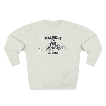 Premium Telluride, Colorado Ski Babe Sweatshirt