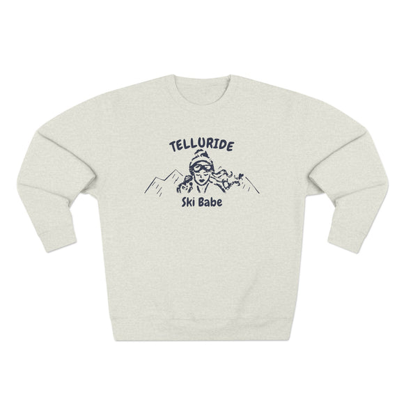 Premium Telluride, Colorado Ski Babe Sweatshirt