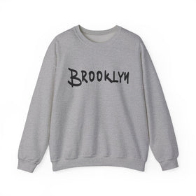 Buy sport-grey Brooklyn, New York Sweatshirt - Graffiti Crewneck