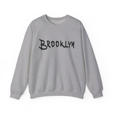 Buy sport-grey Brooklyn, New York Sweatshirt - Graffiti Crewneck