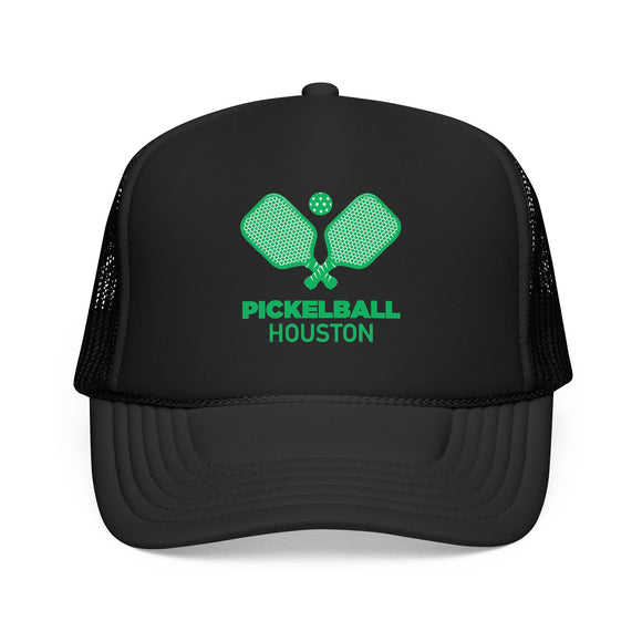 Houston, Texas Pickleball Trucker Hat - Foam Houston Cap