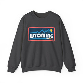 Buy dark-heather Wyoming Sweatshirt - Mountain Graphic Crewneck