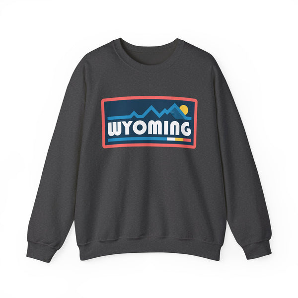Wyoming Sweatshirt - Mountain Graphic Crewneck
