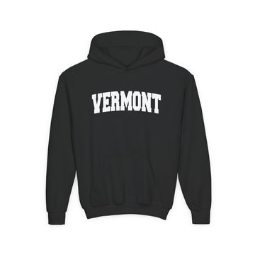 Vermont Youth Hoodie - Kids Vermont Hooded Sweatshirt - 0