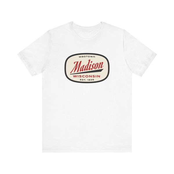 Madison, Wisconsin T-Shirt - Retro Unisex Madison Shirt
