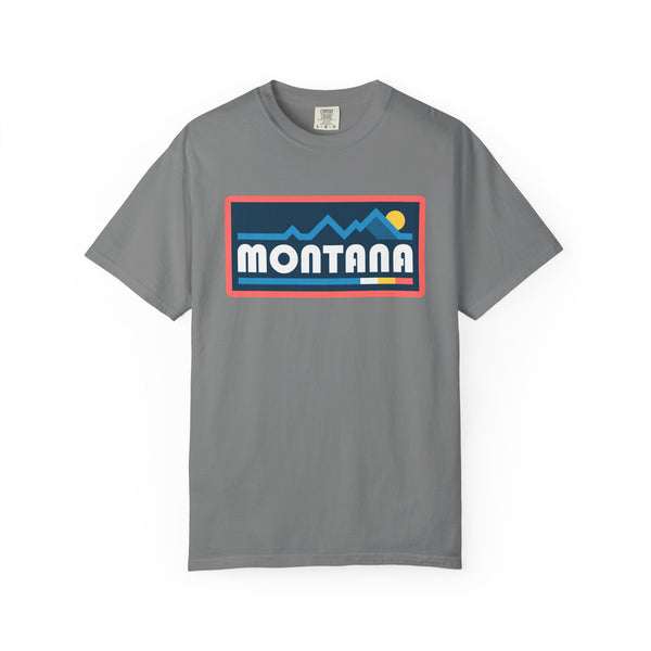 Montana Graphic Tee, Comfort Colors Retro Mountain Unisex T shirt