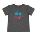 California Toddler T-Shirt - Retro Palm Tree Unisex Toddler California Shirt-4