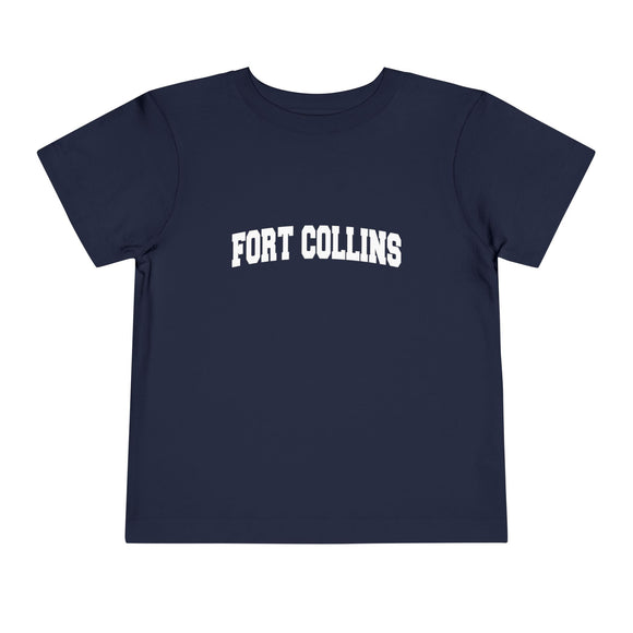 Fort Collins, Colorado Toddler Graphic Tee - Kids Fort Collins Vacation T-Shirt