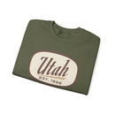 Utah Sweatshirt - Unisex Retro Utah Crewneck Sweatshirt-19