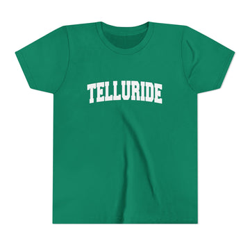 Telluride, Colorado Youth Graphic Tee - Kids Telluride T Shirt - 0
