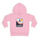 Colorado Toddler Hoodie - Unisex Snow Skiing Fleece Pullover Sweatshirt, Winter Kids Ski Clothing, Youth Mountain Resort Apparel, Cozy Child-5