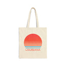 Louisiana Cotton Canvas Louisiana Tote Bag - Retro 80s-1