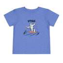 Utah Yeti Snowboard Toddler Tee-5