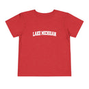 Lake Michigan Toddler Graphic Tee - Kids Lake Michigan Vacation T-Shirt-5