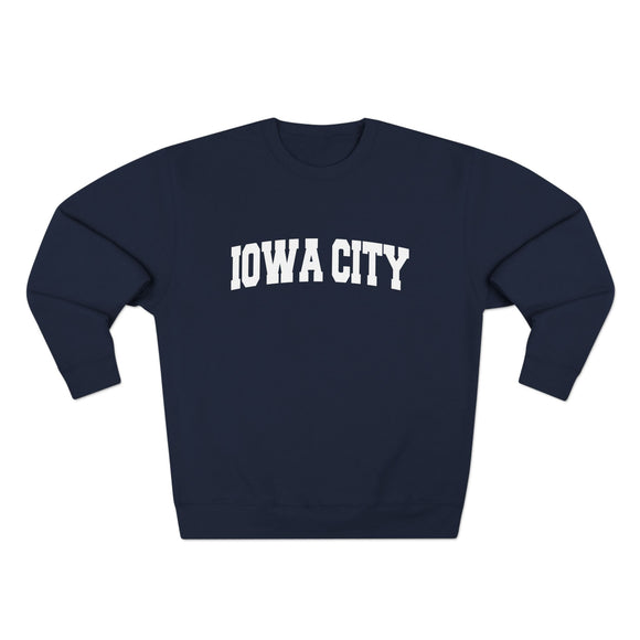 Premium Iowa City, Iowa Retro Graphic Sweatshirt
