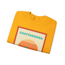 Retro Chattanooga, Tennessee Sweatshirt, Mountain Sun Design, Unisex Crewneck, Gift for Outdoorsy Friends, Vintage Jumper-19