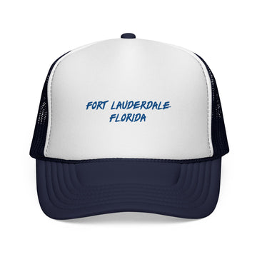 Buy dark-navy Fort Lauderdale Trucker Cap | Florida Hat