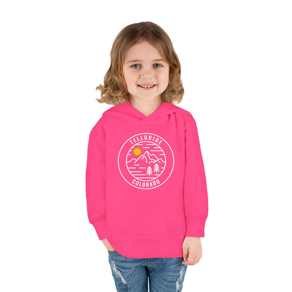 Telluride, Colorado Toddler Hoodie - Unisex Telluride Toddler Sweatshirt
