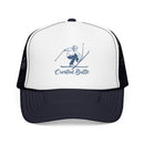 Crested Butte, Colorado Snow Ski Trucker Hat — Retro Skier Foam Crested Butte Cap-4