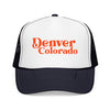 Kids Denver Colorado Retro Foam Trucker Hat - Youth Snapback