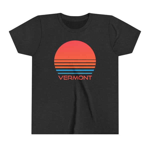 Vermont Youth Shirt - Retro 80s Vermont Kid's T-Shirt