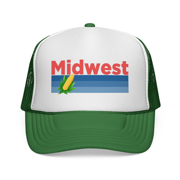 Midwest Retro Corn and Farm Trucker Hat