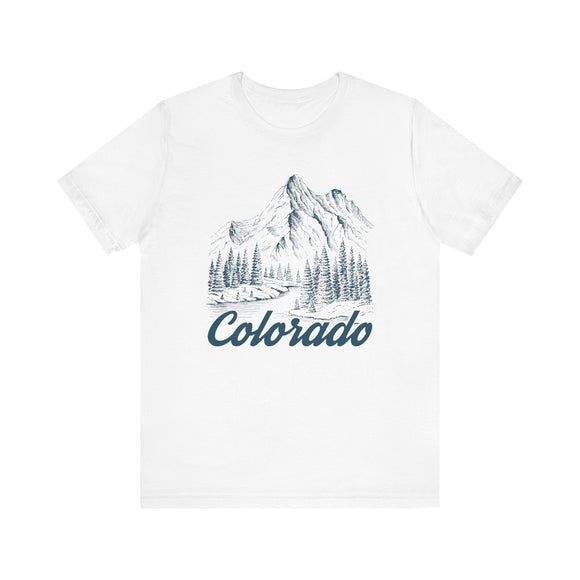 Colorado Graphic Tee - Mountain Illustration Colorado T Shirt