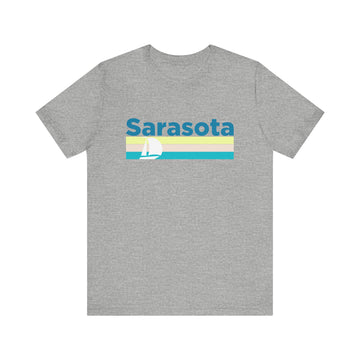 Sarasota, Florida T Shirt - Sailboat Graphic Tee - 0