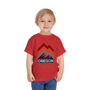 Oregon Toddler T-Shirt - Retro Palm Tree Unisex Toddler Oregon Shirt-19